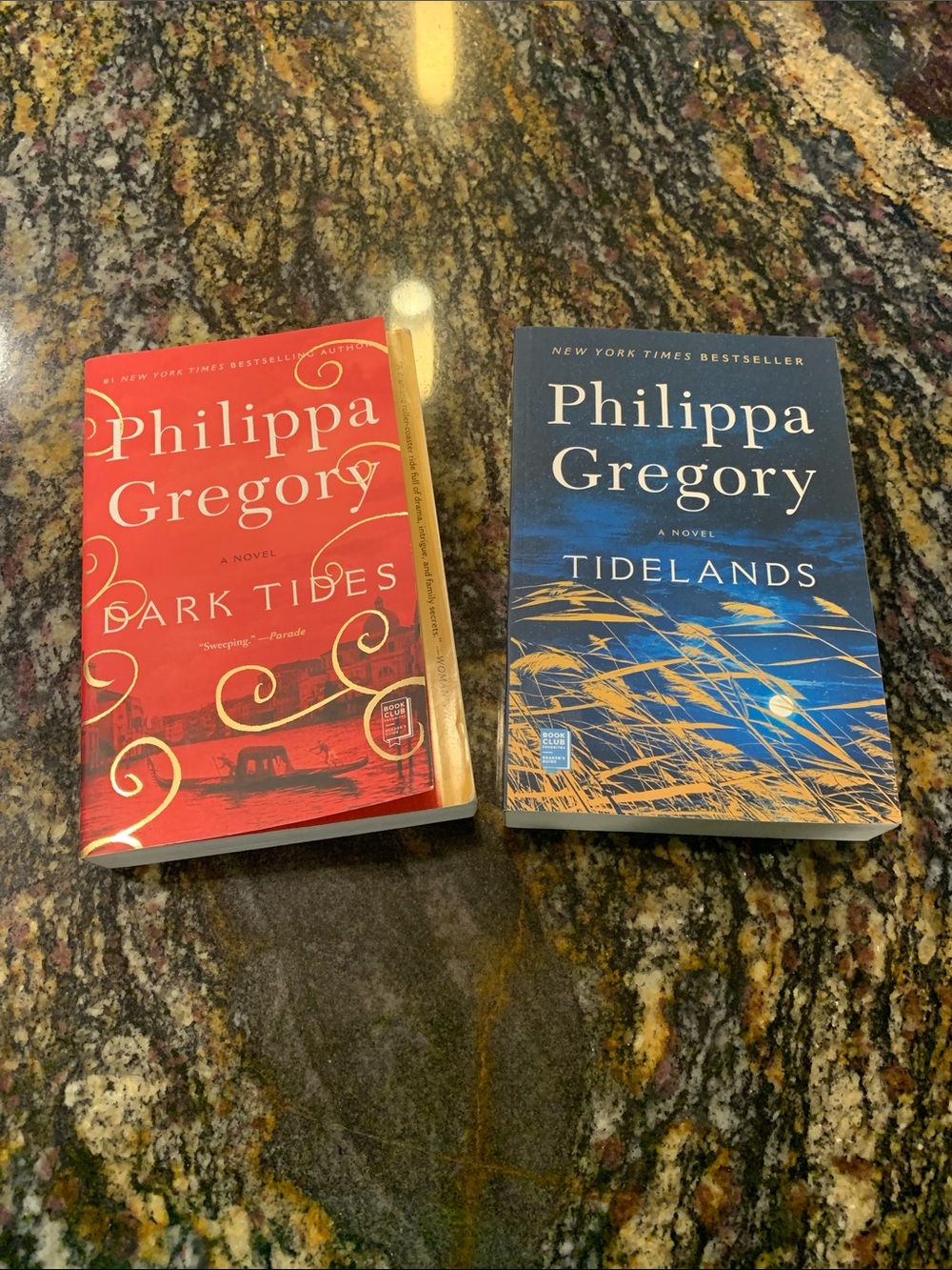Philippa Gregory Paperback Set — Dark Tides & Tidelands (Red & Blue Covers)
